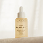 Anare Naturals 15% Super Vitamin C serum bottle on a light background